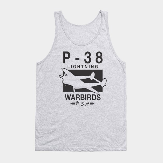 P-38 Lightning Tank Top by TCP